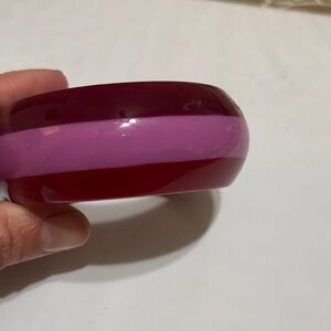 Red and Pink Bangle Bracelet